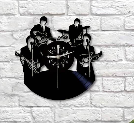 The Beatles Vinyl Record Wall Art Clock Band british rock 12 Inch LPcollectable