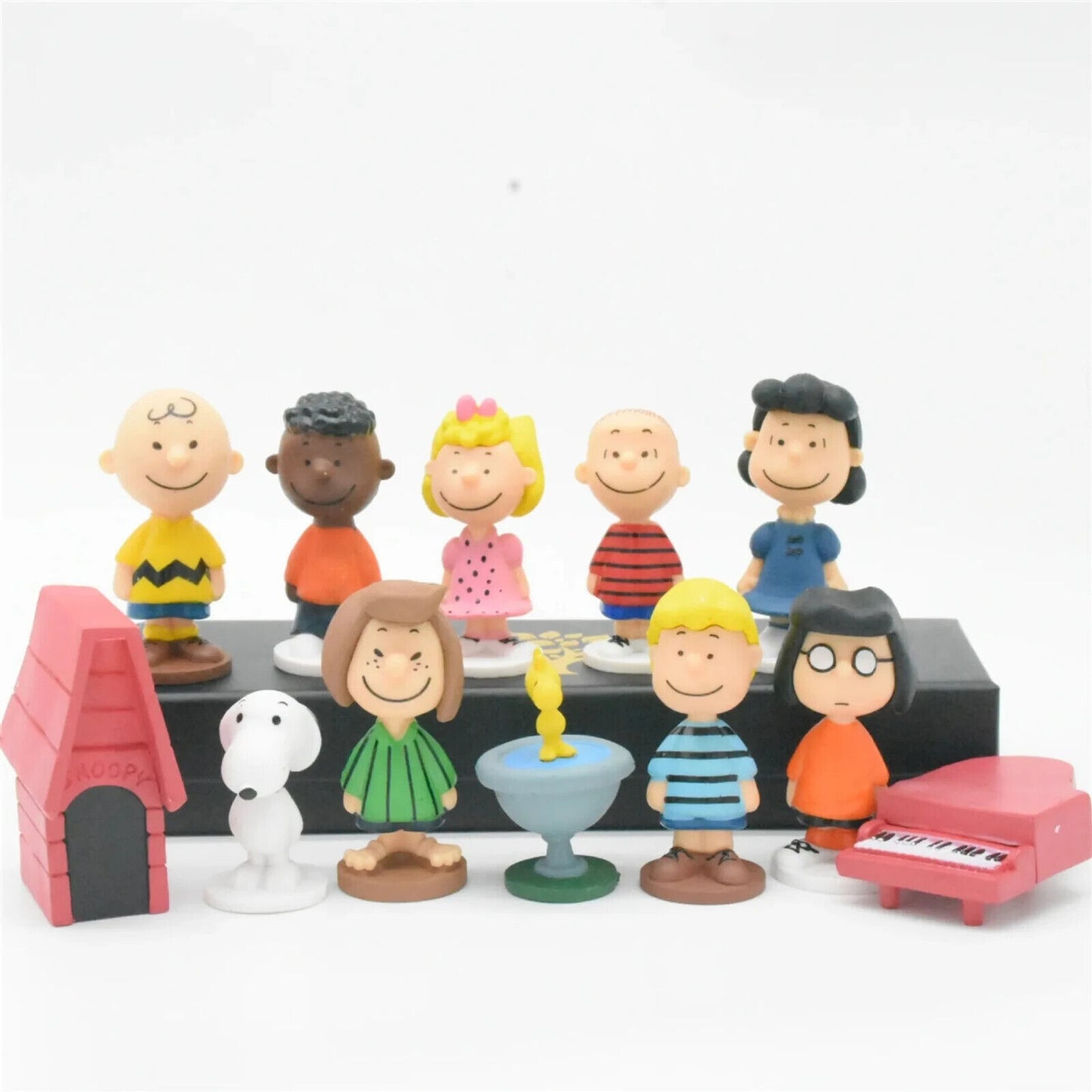 Peanuts Snoopy Cake Topper Toys Figures Kids Birthday baking Decoration Party