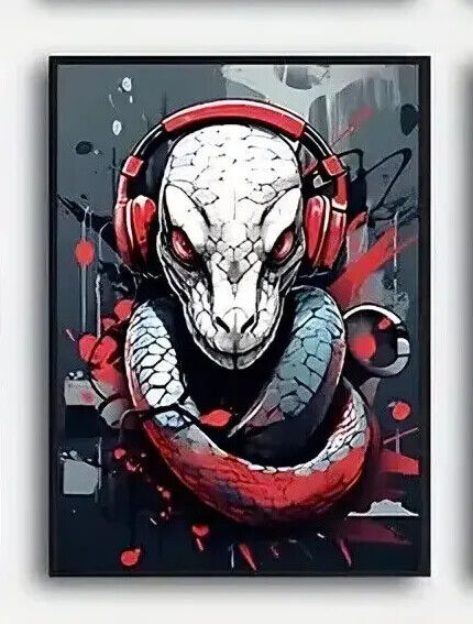 ANIMAL Canvas Wall Art Movie Print Picture GREYSCALE GAMING MULTI DECO XLARGE