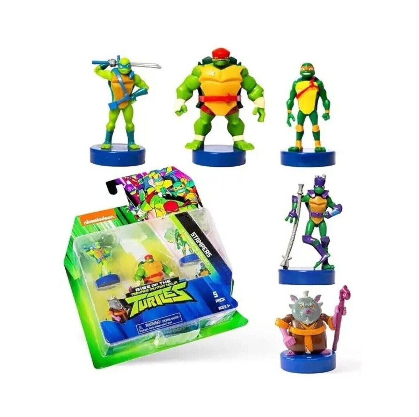 Nickelodeon Teenage Mutant Ninja Turtles StamperS TMNT RAPHAEL SHREDDER APRIL