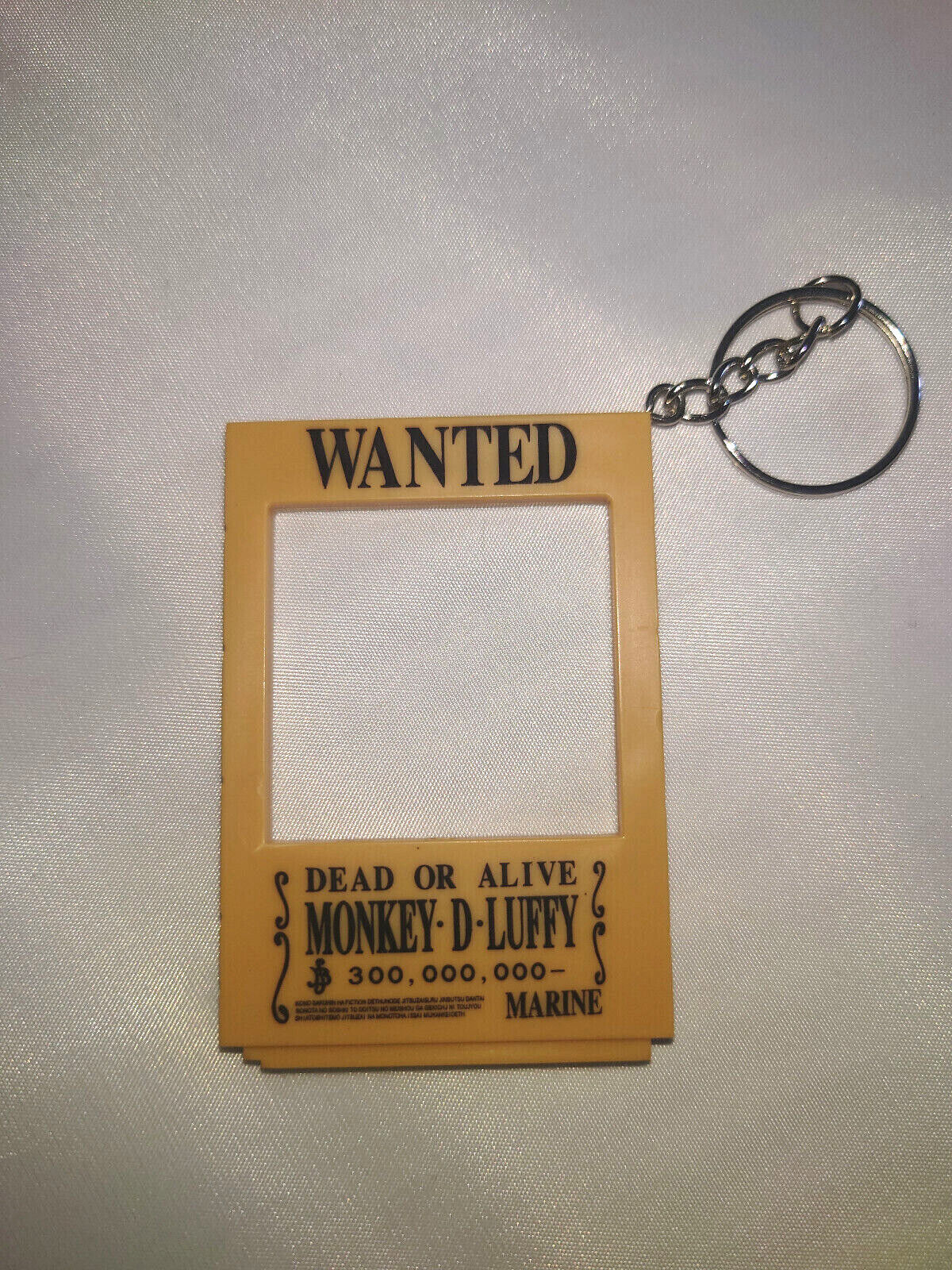Anime One Piece LUFFY PVC Keyring Keychain Figure Model Pendant 🇬🇧 WANTED