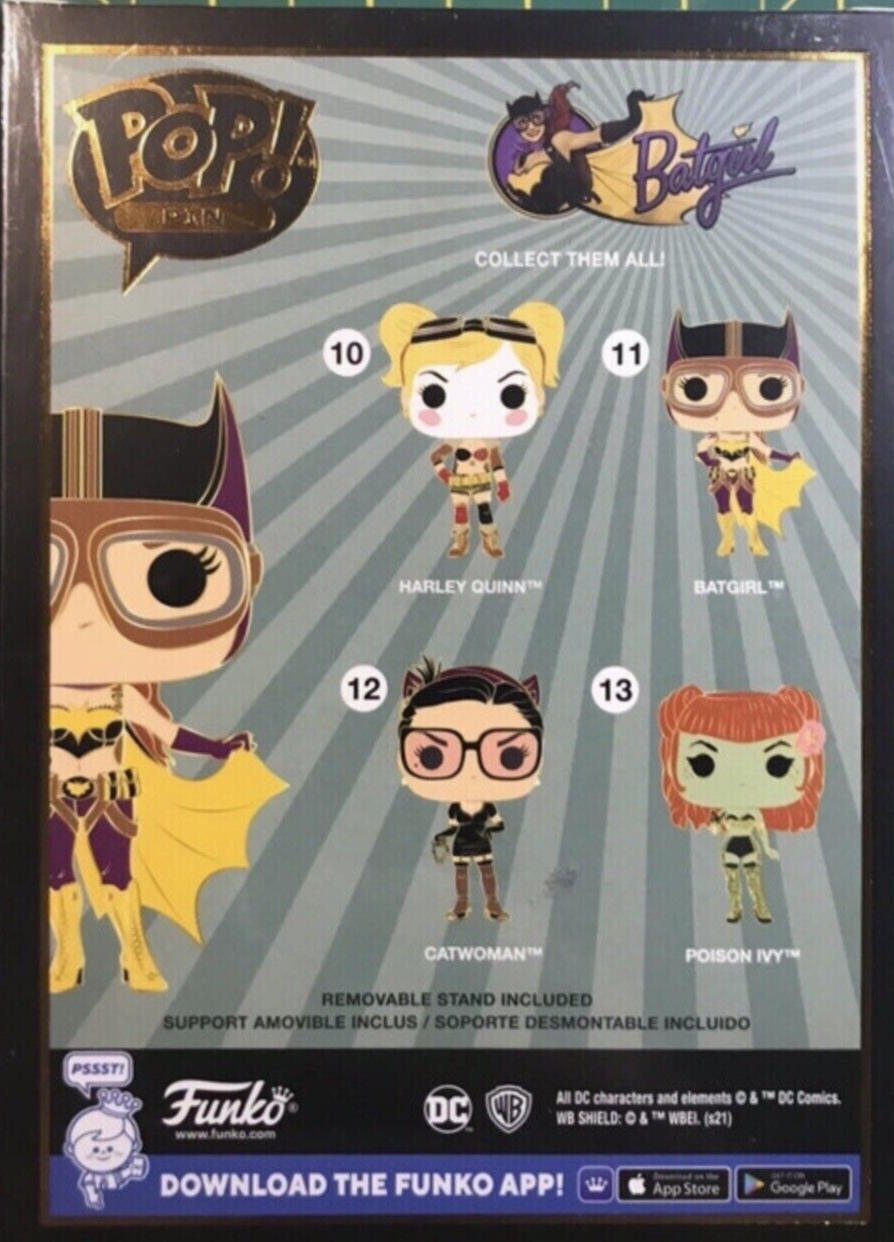 Funko Pop! Pins DC Comics Bombshells Catwoman #12 Enamel Badge 13cm New/Sealed