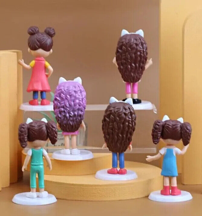 Gabby's Dollhouse Cute small CAKE TOPPER Figure Set Figures Gabbys Cakey Kids