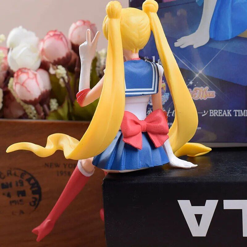 Sailor Moon Anime Venus Mercury Jupiter Mars Water Ice Sitting Figure Toys