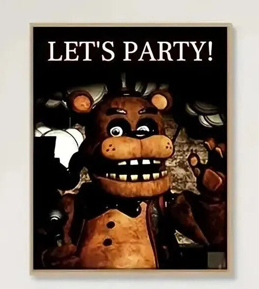 FRIDAY NIGHT AT FREDDYS FREDDY'S HORROR CANVAS Cover Poster WALL ART