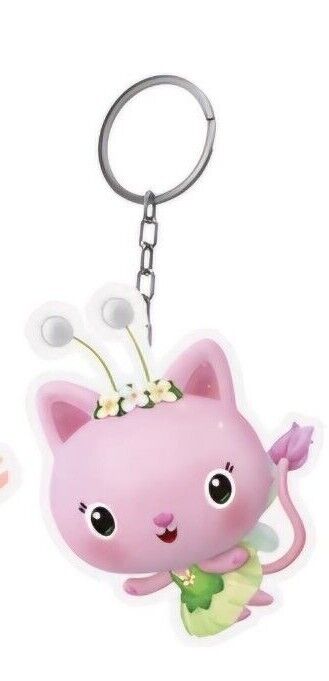 Gabbys DollHouse Keyring BagTag Dangle Cakey Mercat Babybox Keychain GABBY'S