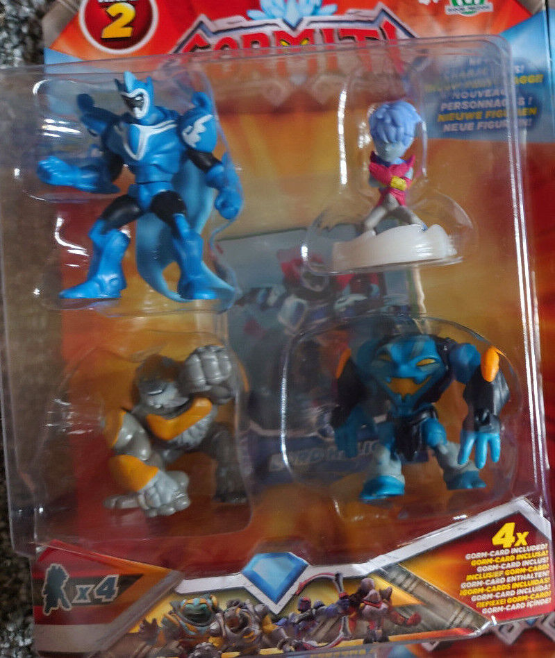 Gormiti Deluxe Articulated Mini 4" Action Figures - 4 Pack CHOOSE YOUR SET
