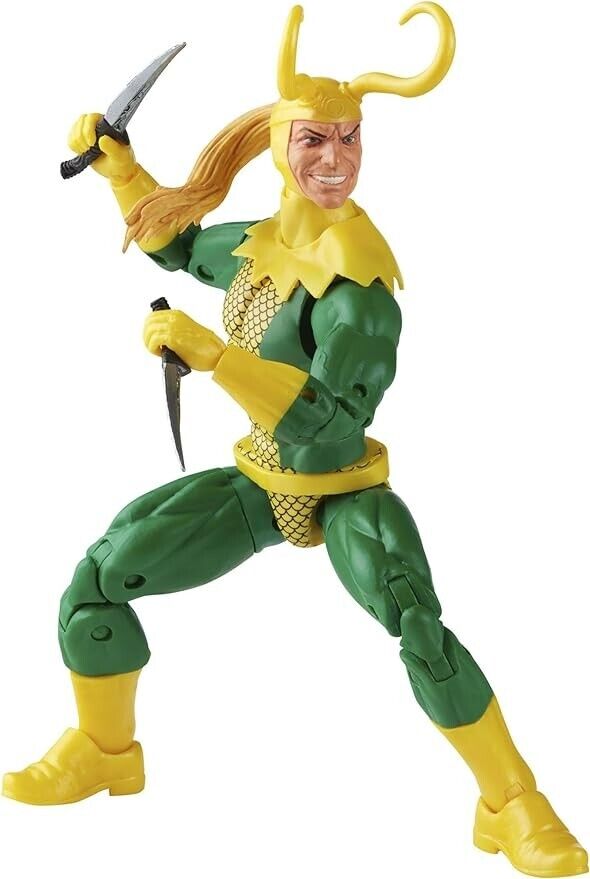 Loki Action Figure from Marvel Legends Incl. Twin Daggers movie cartoon avengers