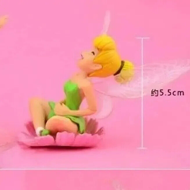 Tinkerbell Fairy Princess Action Miniature Figure Cake Topper Doll Toys Kids