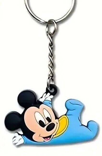 DISNEY CLUBHOUSE MICKEY/MINNIE MOUSE Keyring Gift Kids Adult Birthday Charm