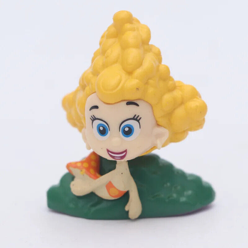 Cartoon Bubble Guppies Gil Molly Nonny Vinyl 2" Figure Toy Cake Topper NICK JR