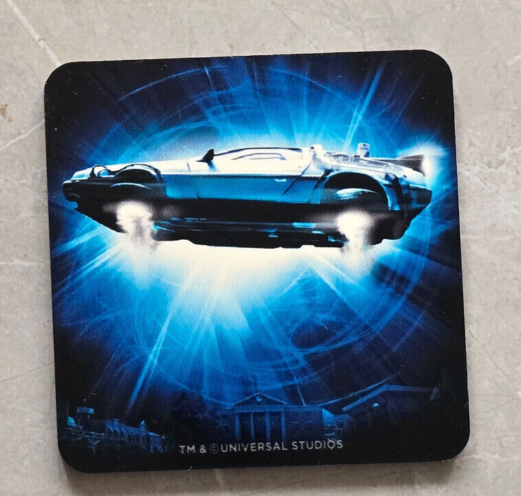 BACK TO THE FUTURE DELOREAN COASTER TIME MACHINE FLUX CAPACITOR MARTY DOC