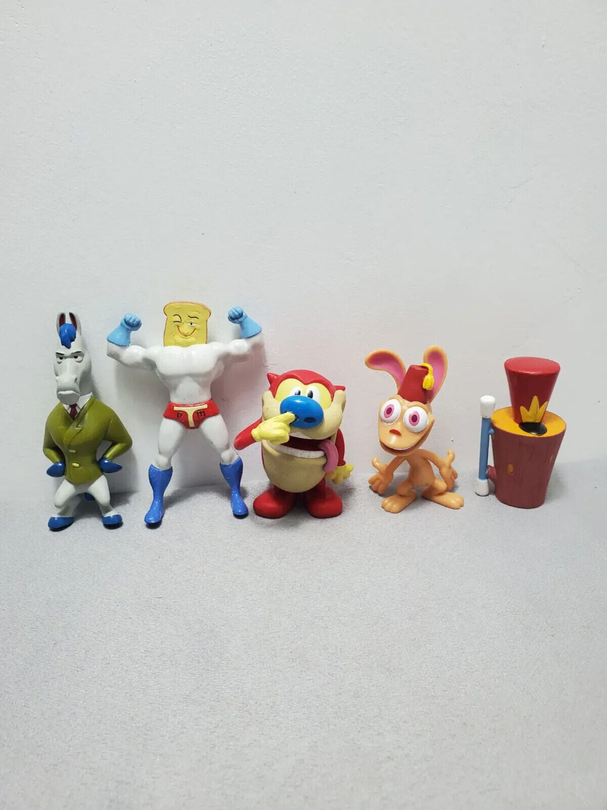 OFFICIAL VIACOM The Ren and Stimpy Cartoon Figure FIGURES Mini Model NETFLIX