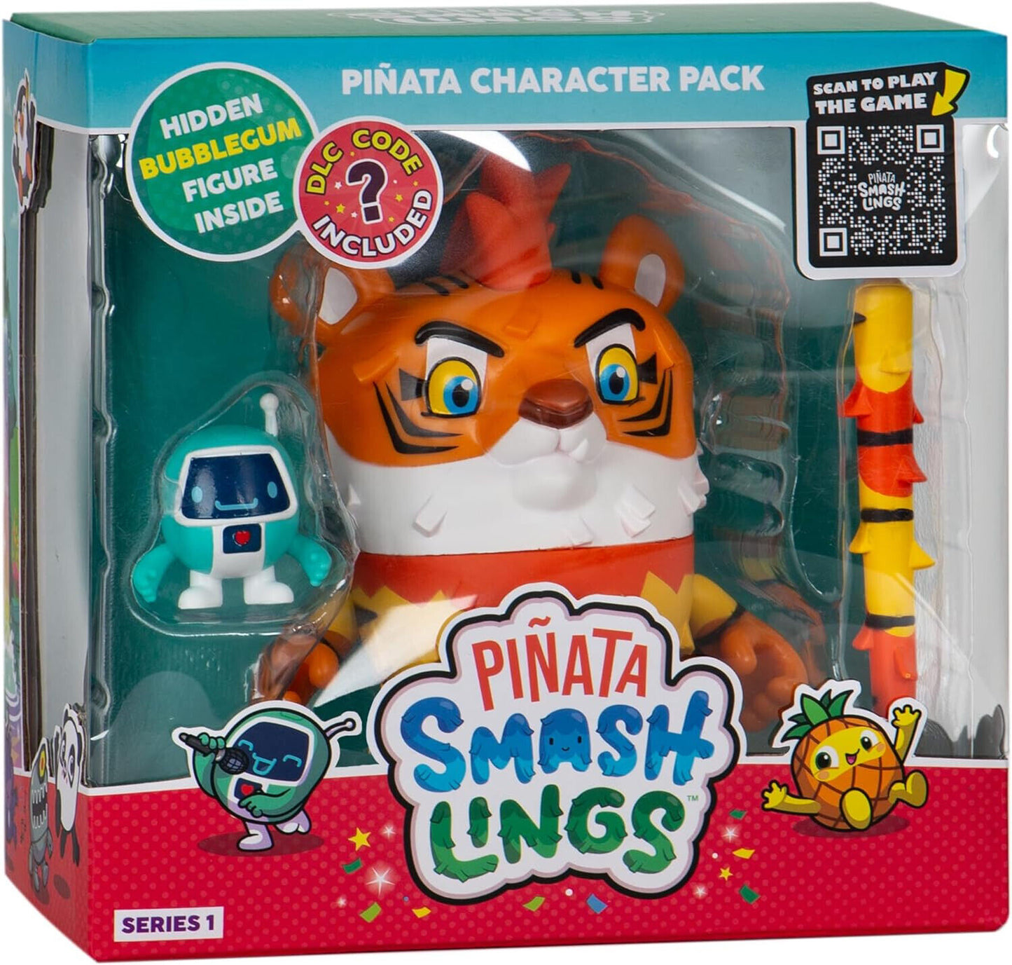 Pinata Smashlings SL6010C Pinata Articulated Figure Mo Tiger Roblox XMAS