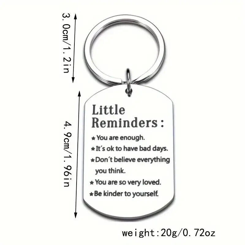 Little Reminders Keyring Key Chain Keepsake Gift Friend Partner You Are Loved