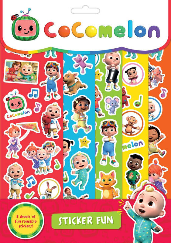 CoComelon STICKERS FOILE LARGE SMALL COULOURING BOOKS PAD JUMBO YOU CHOOSE