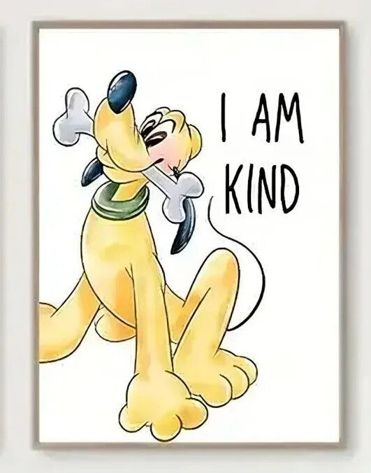 DISNEY CLUB Canvas Wall Art Movie Poster Print Picture MINNIE MICKEY MOUSE PLUTO