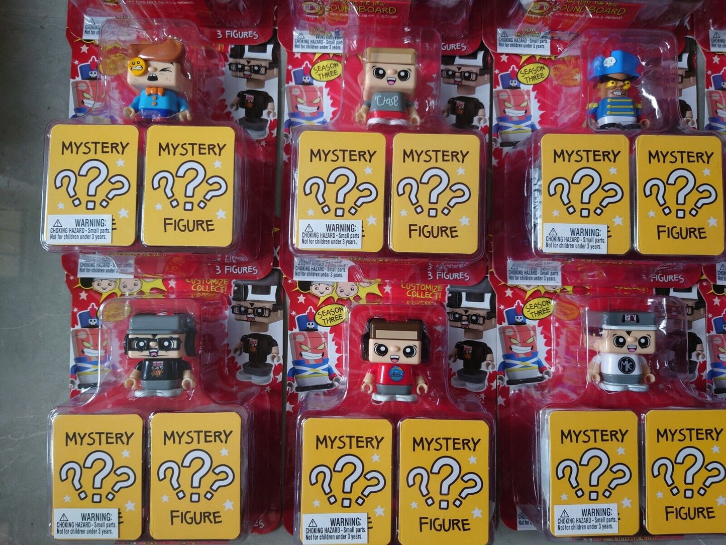 FGTeeV Micro Stax Bonkers Toys CHOOSE YOUR STAX MYSTERY FIGURES 12 FG-TEEV