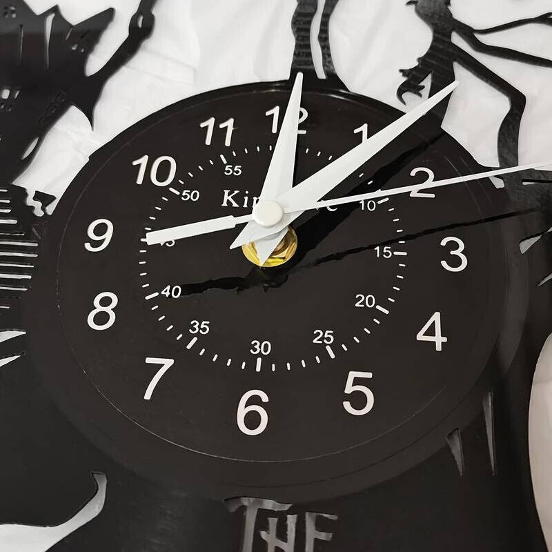 BACK TO THE FUTURE Vinyl Record Black Wall Clock Art Decor Birthday Gifts XMAS