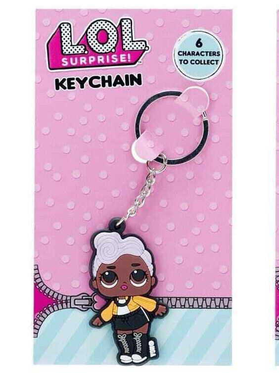 LOL Surprise Keyring Official CHARM Character Rubber LOL Keychain Gift L.O.L