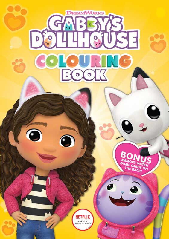 Gabby's Dollhouse Colouring Book MEGA STICKER PACK ASSORTED gabbys stickers