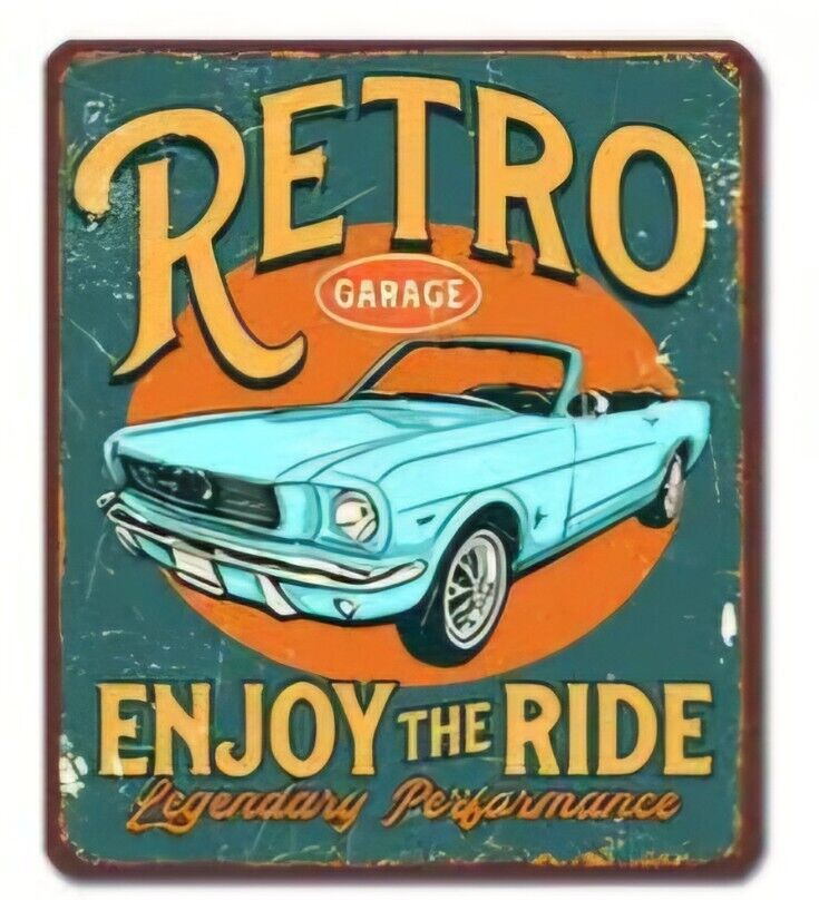 Retro Vintage New Fridge MAGNET TV COFFEE GARAGE CAR RIDE ADVERT