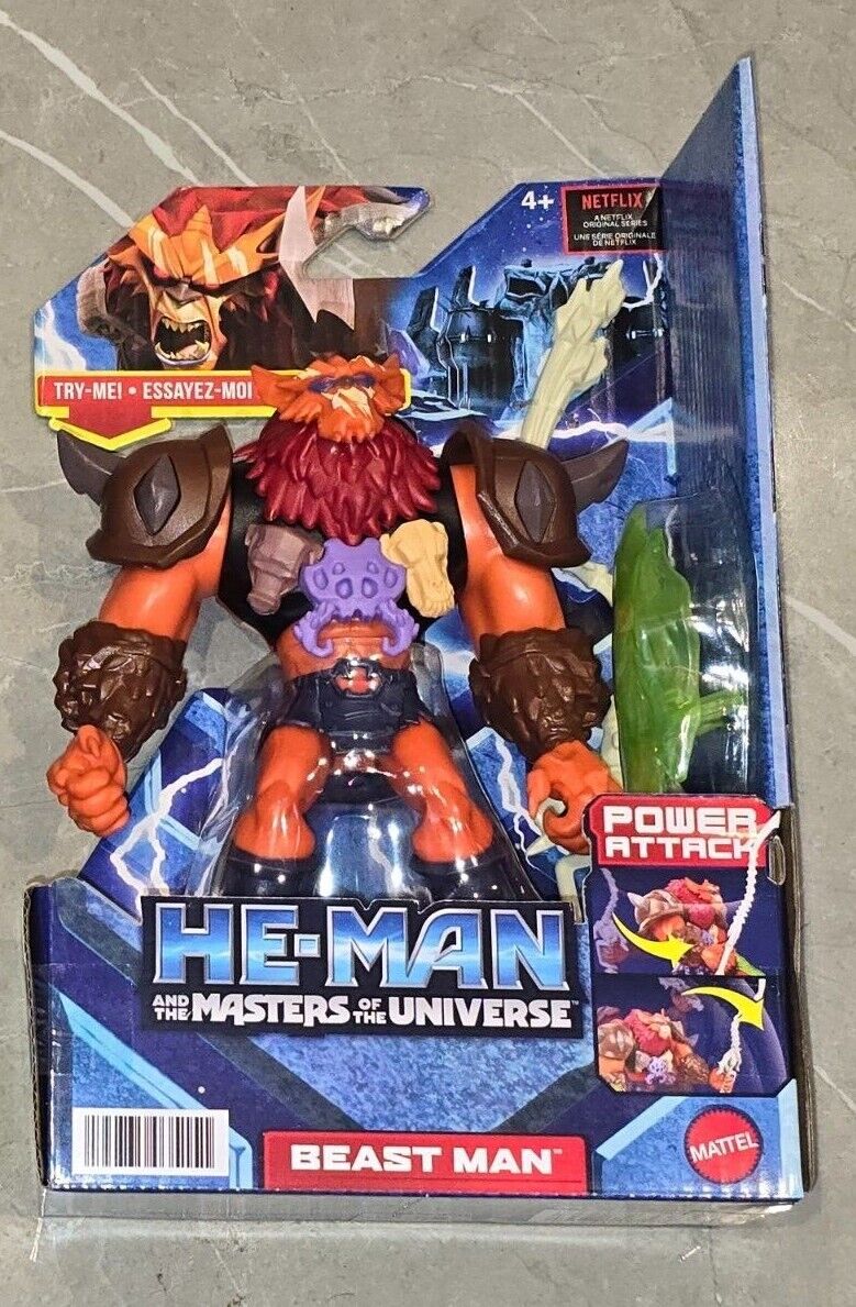 He-Man and The Masters of the Universe Skeletor BEAST MAN Reborn Action FIGURE