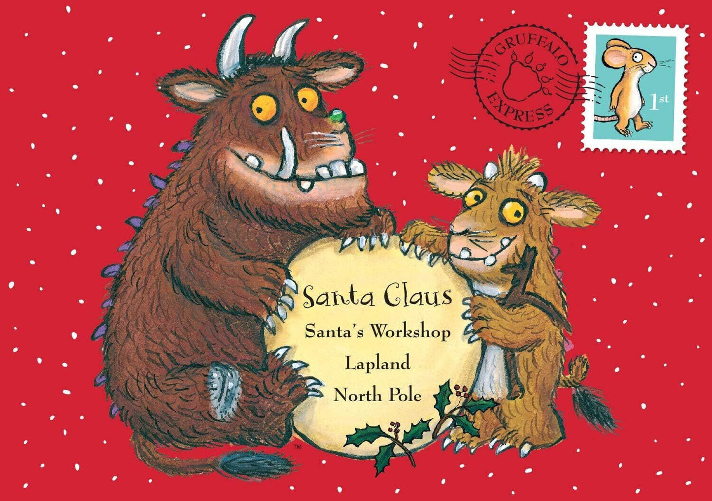 The Gruffalo's Child Christmas Letter to Santa and Gift Labels Xmas