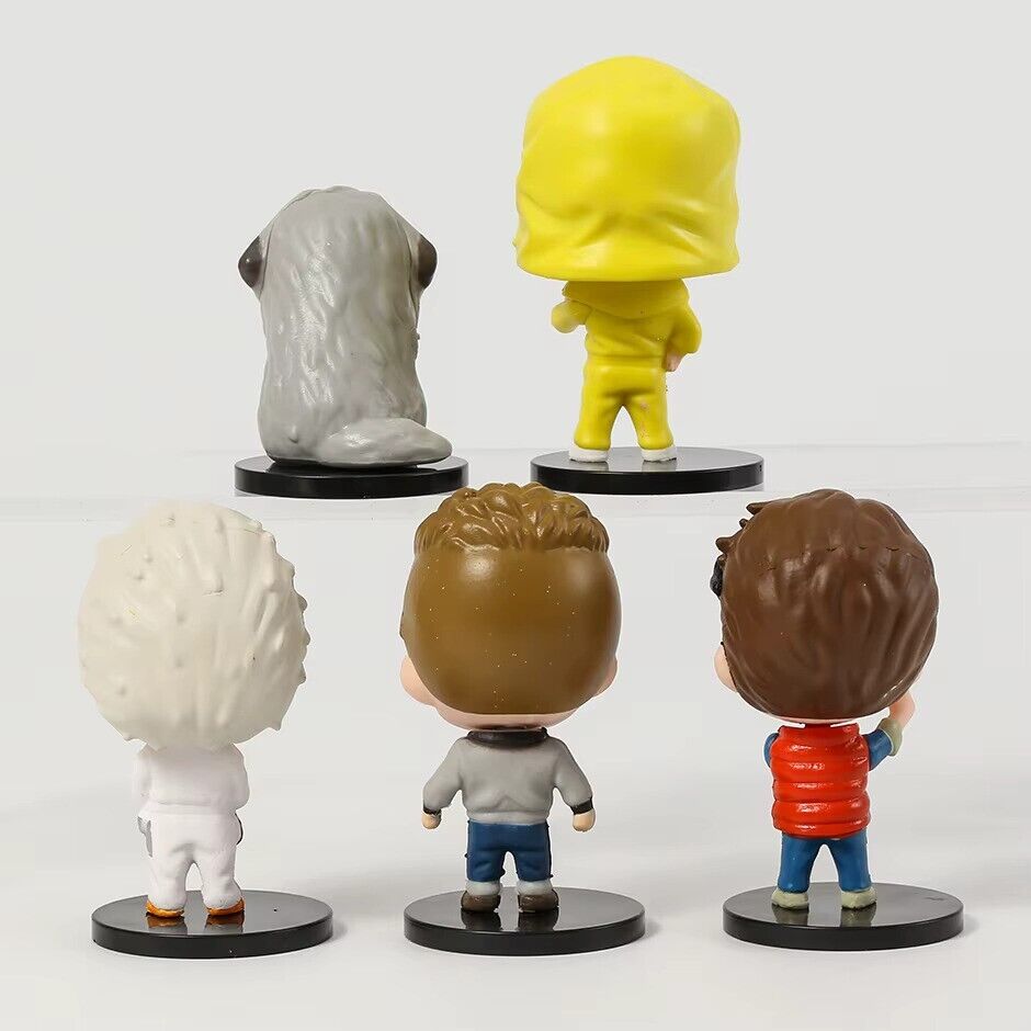 BACK TO THE FUTURE BTTF Figures DOC MARTY BIFF EINSTEIN RADIATION SUIT MOVIE