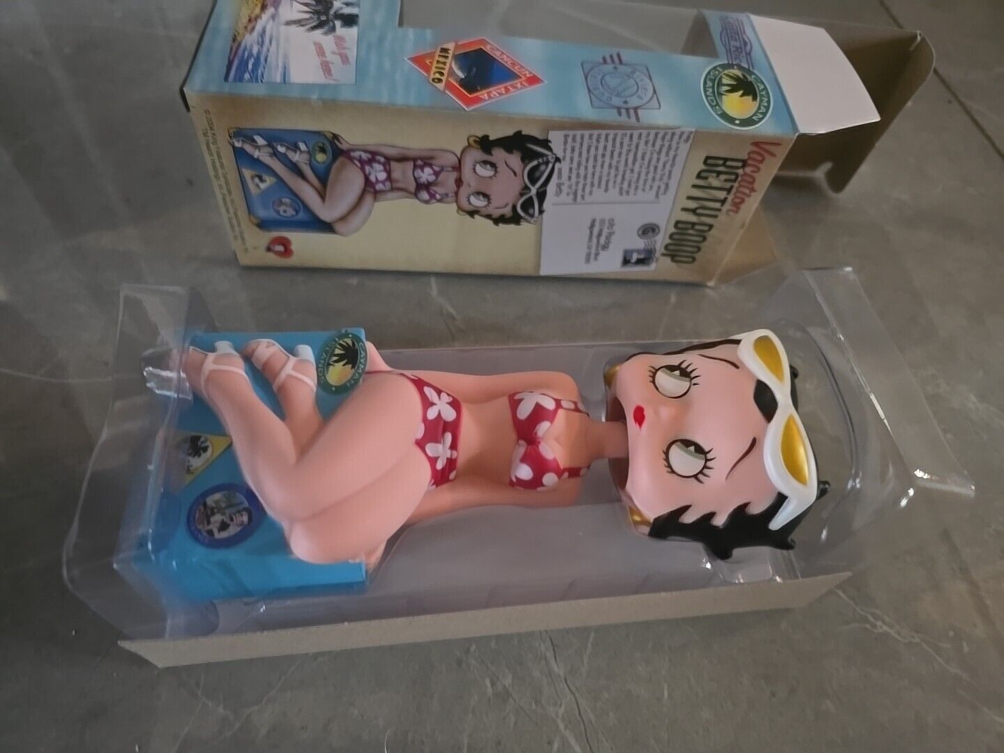 Betty Boop VACATION PVC Bobble Head 16cm Funko Wacky Wobbler popeye 2024 movie