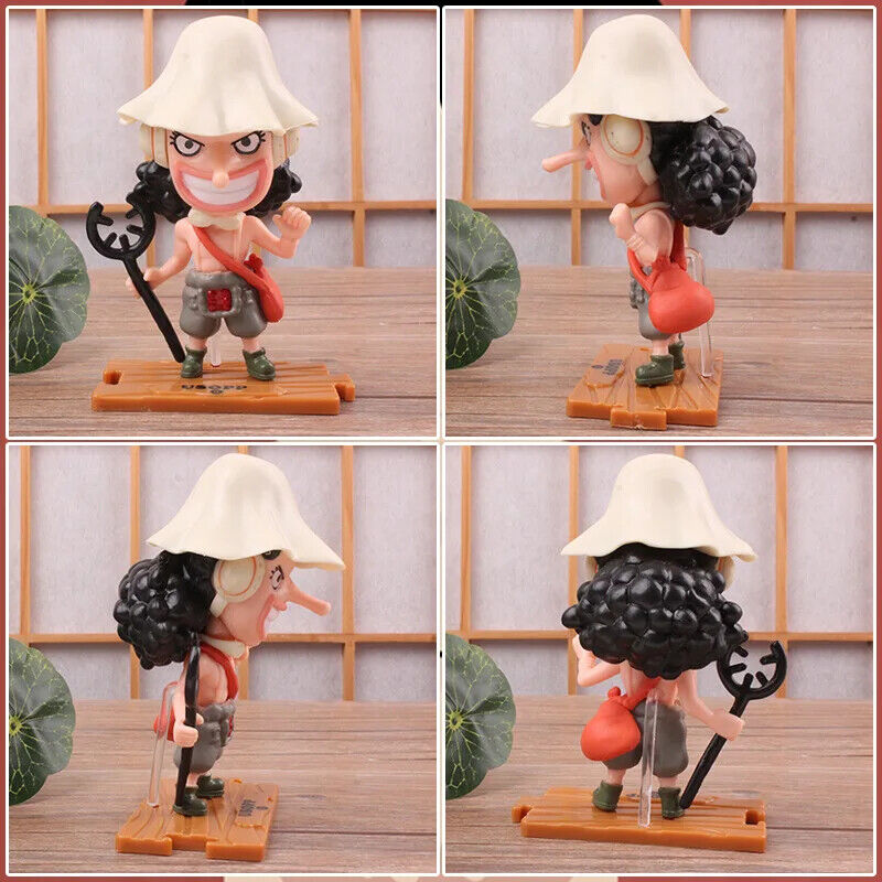 Anime One Piece LUFFY PVC Figure Model TOY NETFLIX CHOPPER NICO KEYRING KEYCHAIN