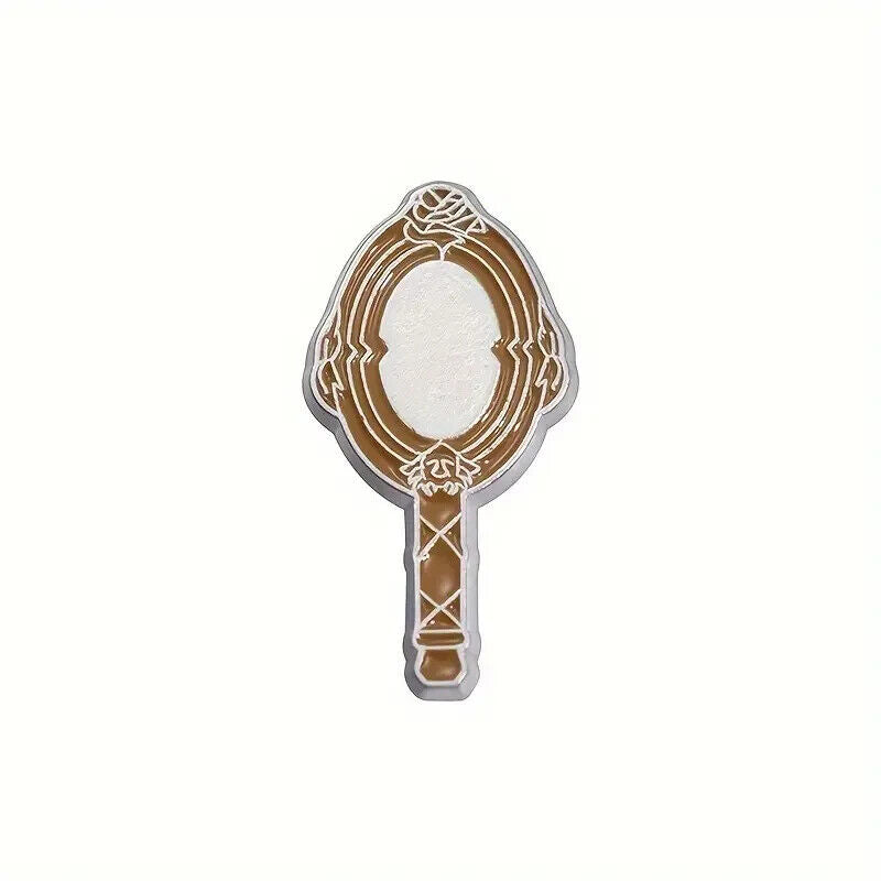 BEAUTY AND THE BEAST Pin Badges BADGE CHIP ROSE MIRROR BOOK
