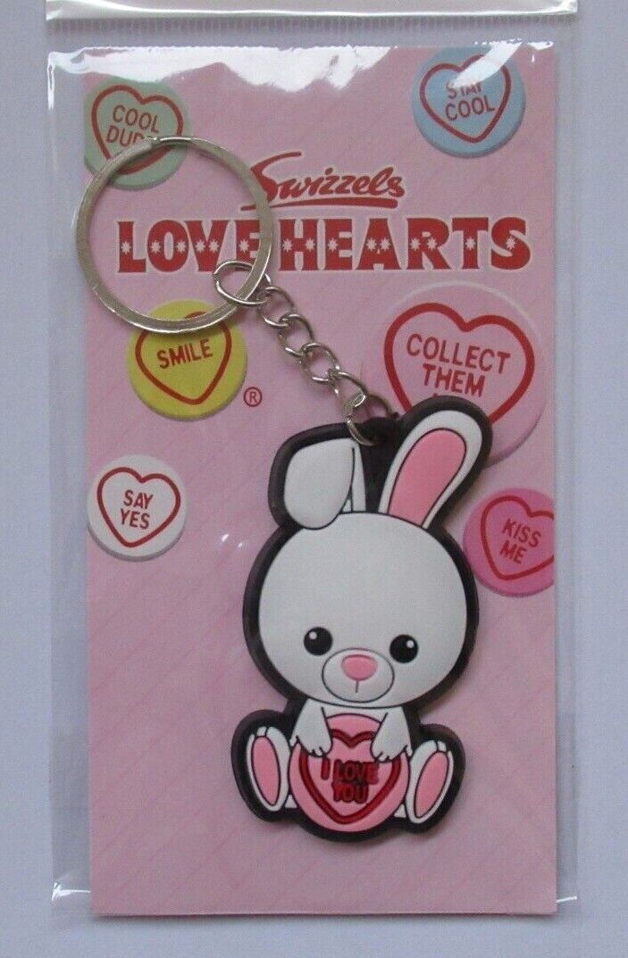 Swizzels Love Hearts - Official Keyring / Keychains (Select Design) CHOOSE YOURS