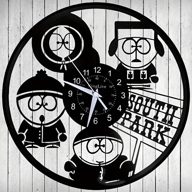 SOUTH PARK KYLE CARTMAN KENNY STAN SIGN Vinyl Record Wall Clock truth snow day