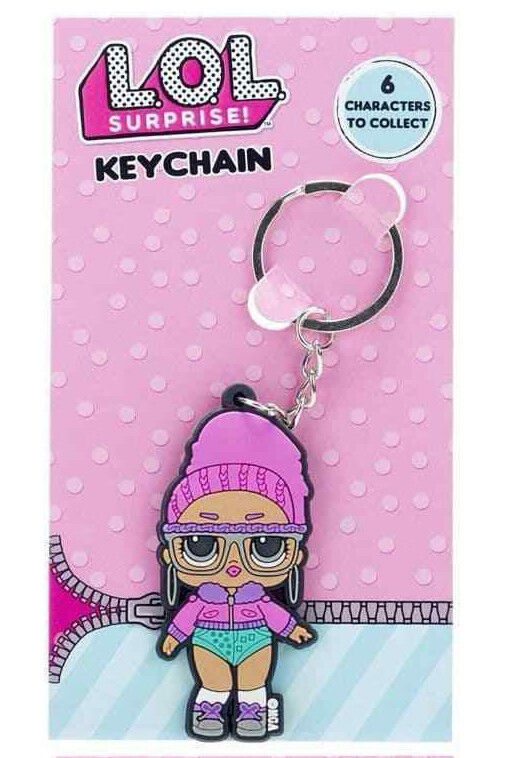 LOL Surprise Keyring Official CHARM Character Rubber LOL Keychain Gift L.O.L