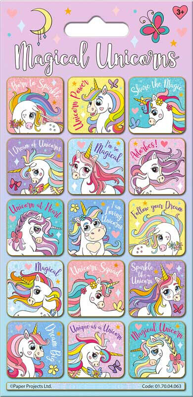 MAGICAL SPARKLY Unicorn Reward Chart Reward FUN ASSORTMENT Stickers CHOOSE YOUR