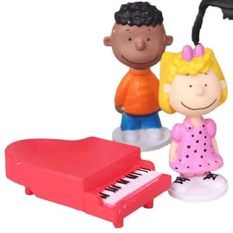 Peanuts Snoopy Cake Topper Toys Figures Kids Birthday baking Decoration Party