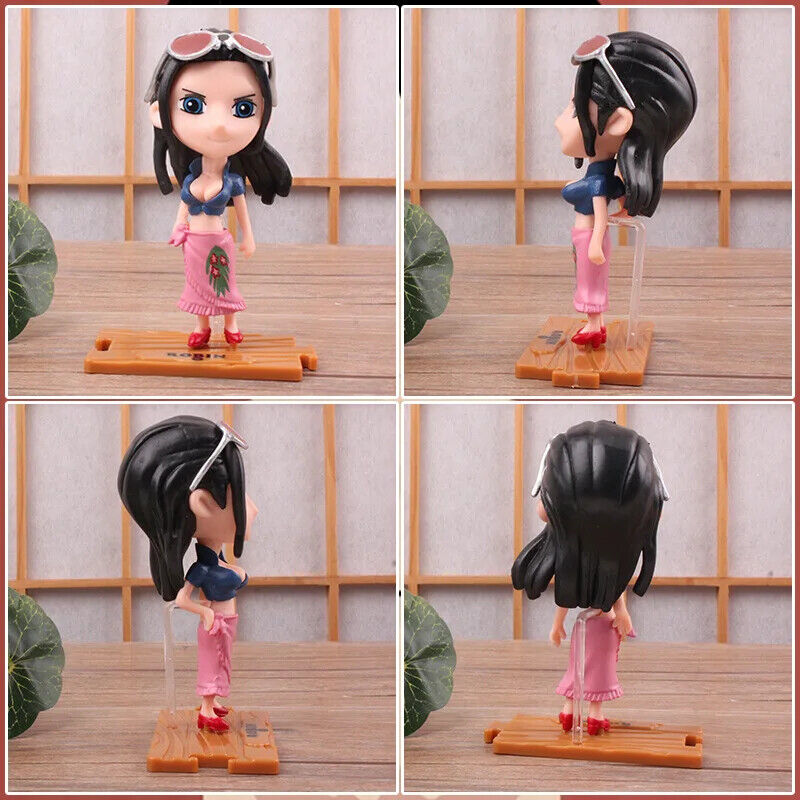 Anime One Piece LUFFY PVC Figure Model TOY NETFLIX CHOPPER NICO KEYRING KEYCHAIN