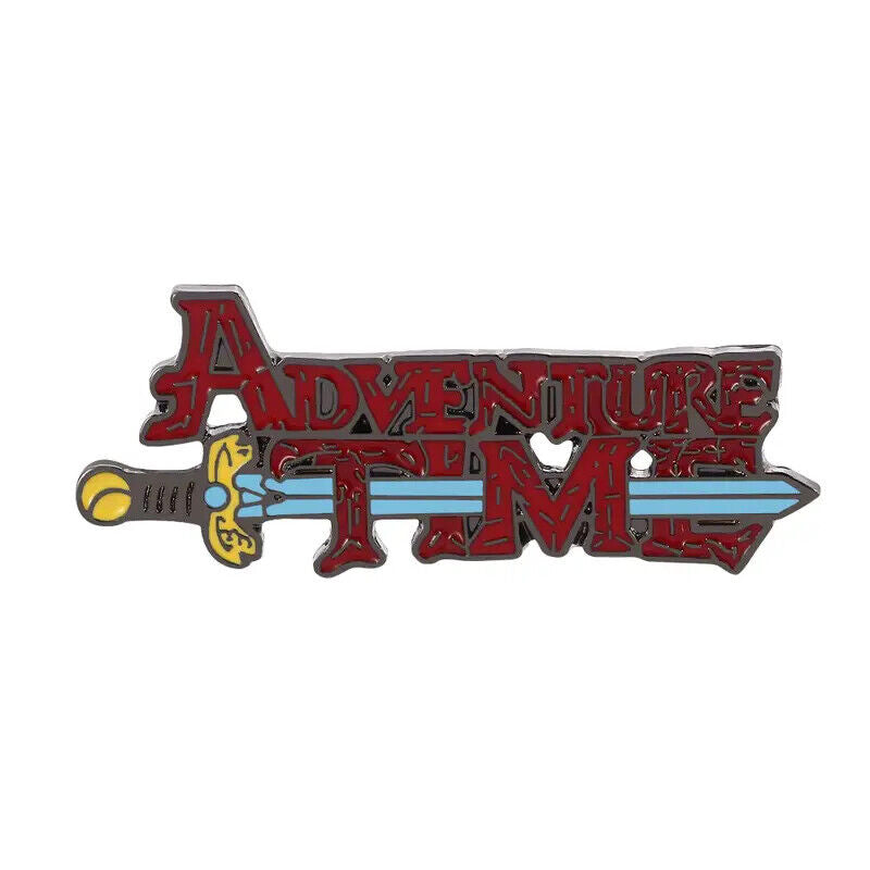 ADVENTURE TIME Metal Enamel Pin Badge SWORD CARTOON