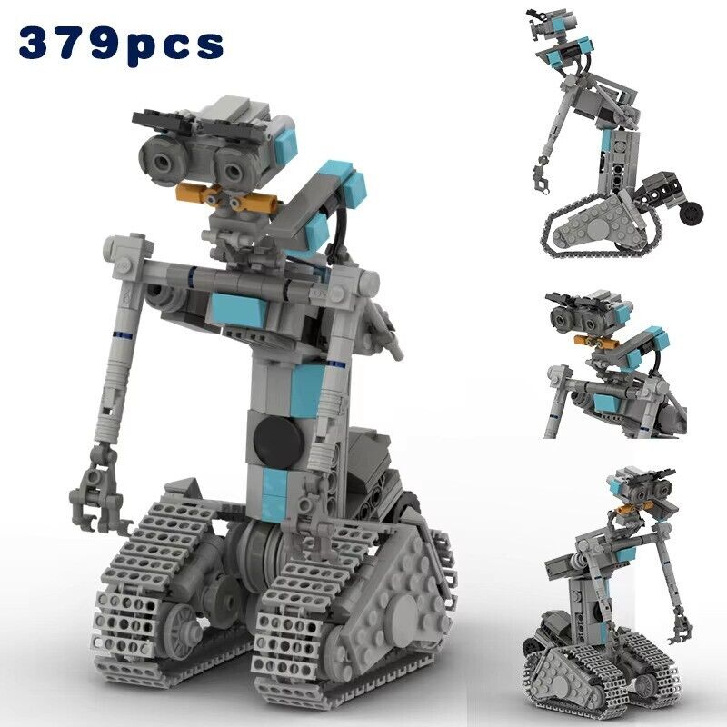 LARGE Johnny 5 Short Circuit Robot Building Figure Blocks Set SHORT CIRCUIT TOY