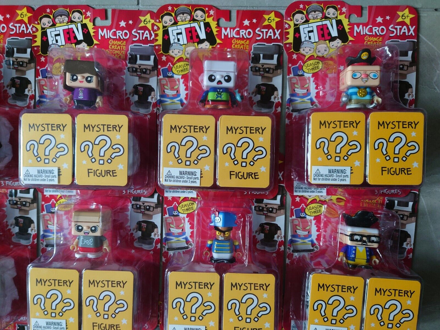 FGTeeV Micro Stax Bonkers Toys CHOOSE YOUR STAX MYSTERY FIGURES 12 FG-TEEV