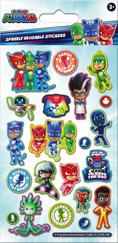 Pj Masks Party Stickers reusable spaf Stickers Official licensed product PJMASKS