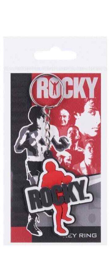 Rocky Keyring Rubber Official Licensed Movie Film Keyring 2d Keychain