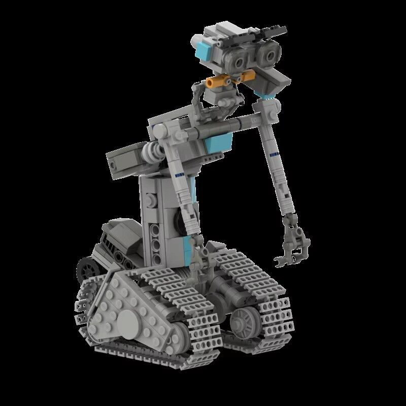 LARGE Johnny 5 Short Circuit Robot Building Figure Blocks Set SHORT CIRCUIT TOY