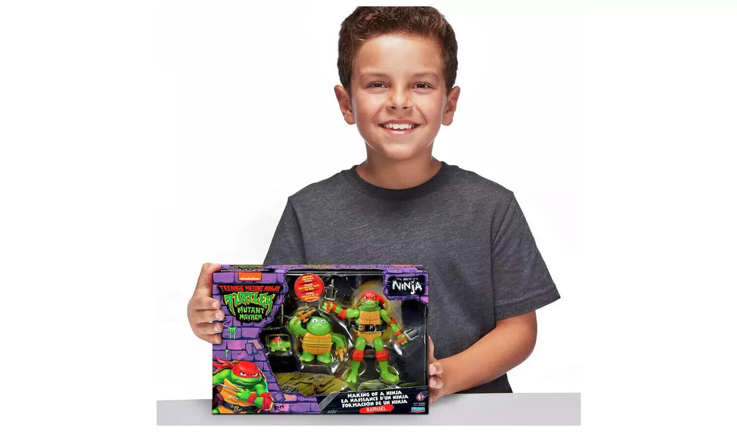 GLOW IN THE DARK TMNT Mutant Mayhem Raphael Making Of A Ninja Exclusive FIGURE
