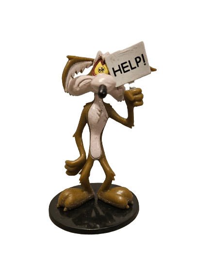 Looney Tunes 7-9cm Figures BUGS Fudd Porky Pepe Marvin Tweety Daffy CAKE TOPPER