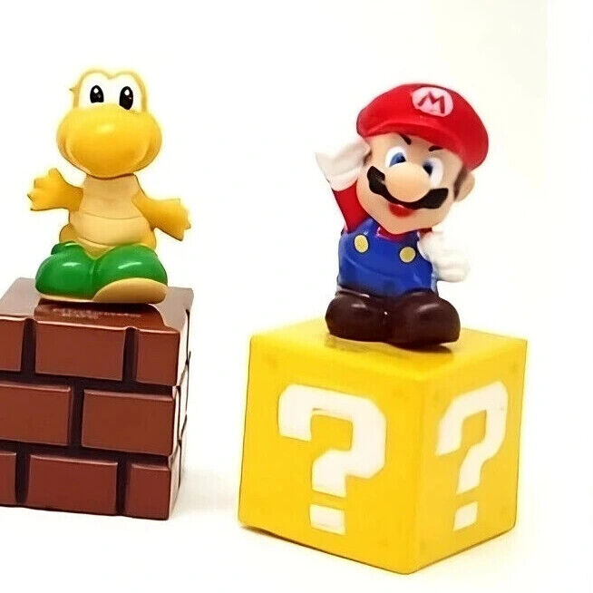 5Pcs Super Mario Bros Mini Figures Toys BORHTERS LUIGI TOAD KOOPA GOOMBA SET