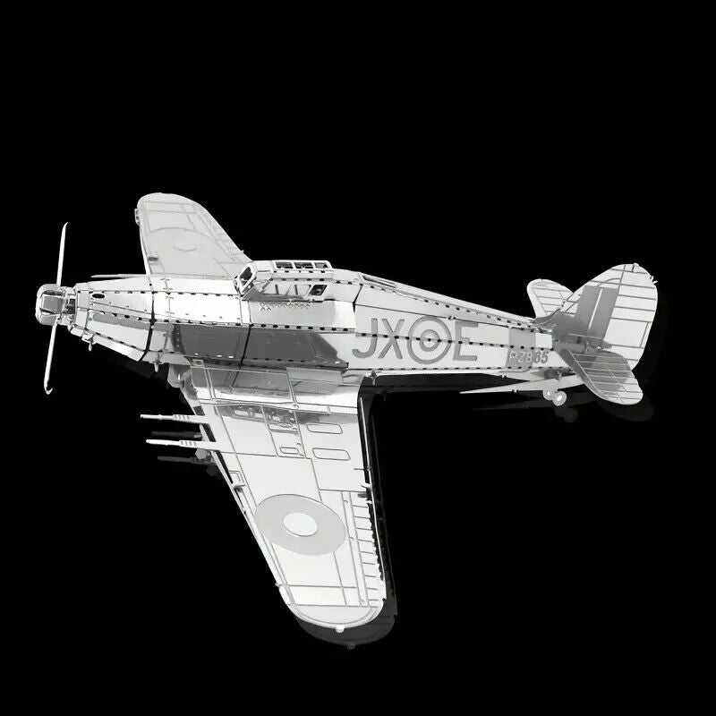 Hurricane FIGHTER Aircraft Metal PLANE PUZZLE Model 3D Laser Cut Model Kit Gift