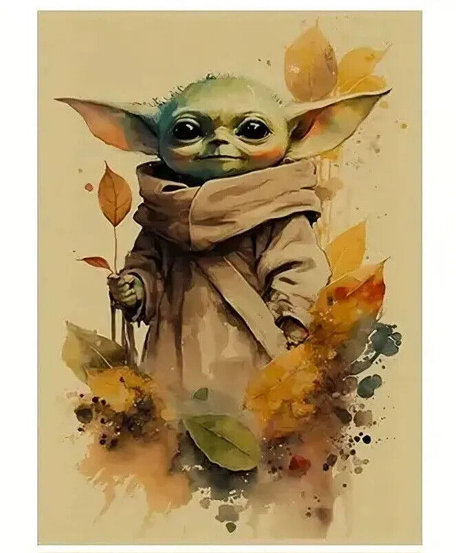 Star wars Wall Art Movie Poster Print Picture Retro CHEWBACCA YODA STORM