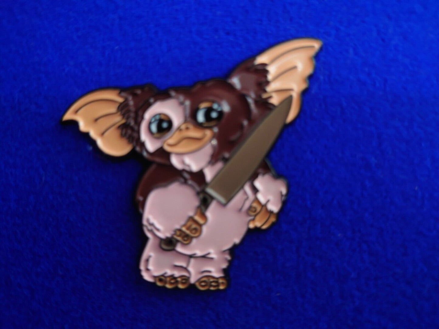 Gremlins Gizmo Metal Enamel Pin Badge Brooch Lapel Backpack Bag Purse STRIPE